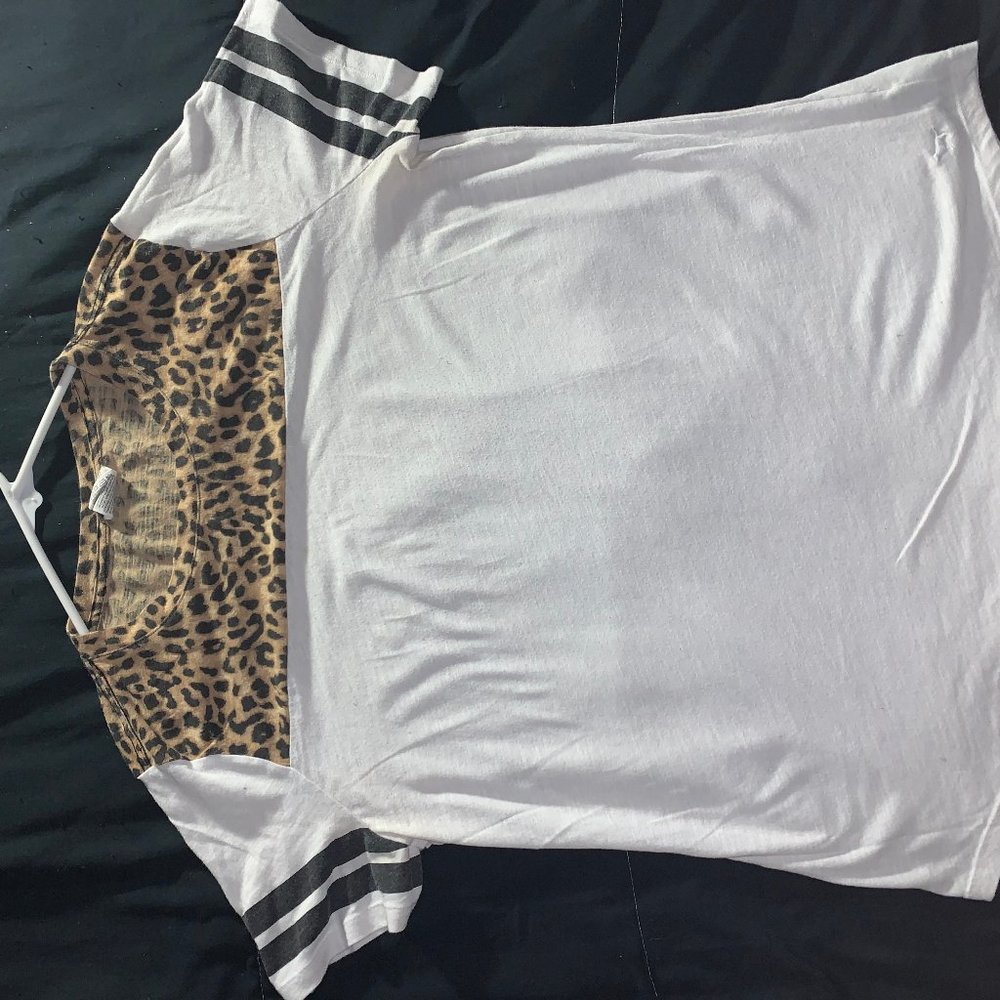 Pink Teeshirt Cheetah and Stripped
